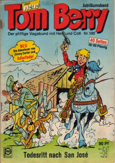 Cover for Tom Berry (Pabel Verlag, 1968 series) #100