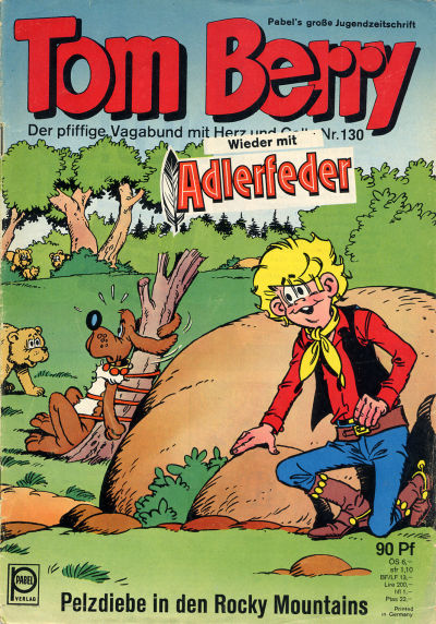Cover for Tom Berry (Pabel Verlag, 1968 series) #130