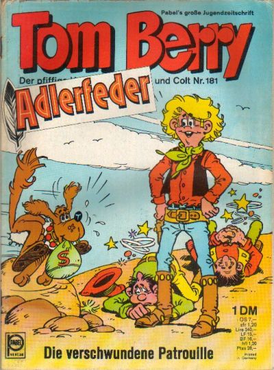 Cover for Tom Berry (Pabel Verlag, 1968 series) #181