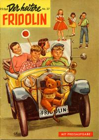 Cover Thumbnail for Der heitere Fridolin (Semrau, 1958 series) #27