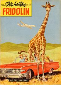 Cover Thumbnail for Der heitere Fridolin (Semrau, 1958 series) #31