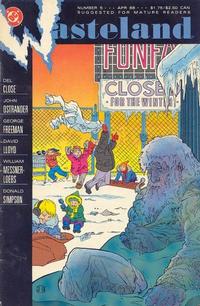 Cover Thumbnail for Wasteland (DC, 1987 series) #5 [Corrected First Printing]