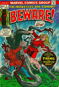 Cover for Beware (Marvel, 1973 series) #4