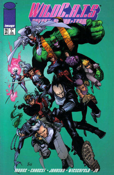 Cover for WildC.A.T.s (Image, 1995 series) #28 [Direct]