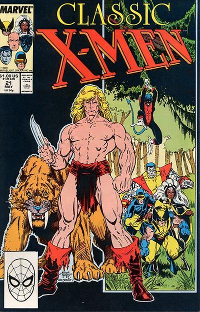 Cover for Classic X-Men (Marvel, 1986 series) #21 [Direct]