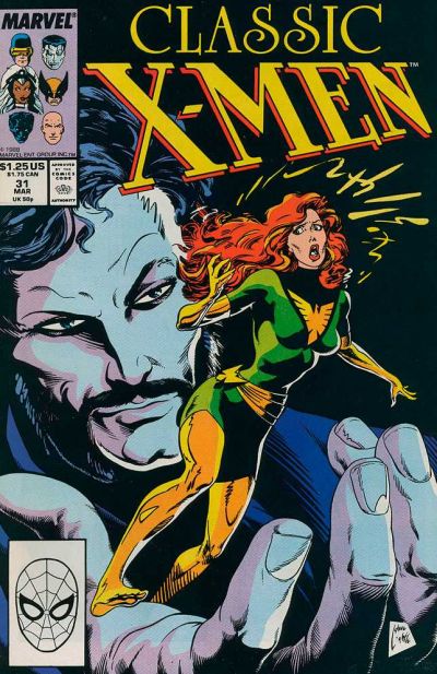 Cover for Classic X-Men (Marvel, 1986 series) #31 [Direct]