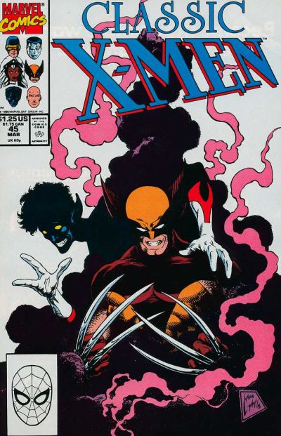 Cover for Classic X-Men (Marvel, 1986 series) #45 [Direct]