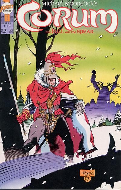 Cover for Corum: The Bull and the Spear (First, 1989 series) #1