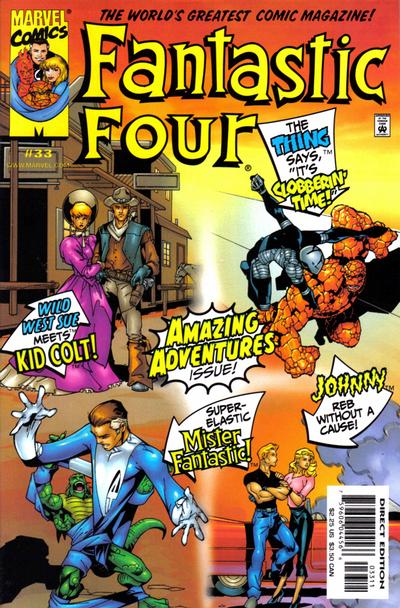 Cover for Fantastic Four (Marvel, 1998 series) #33 [Direct Edition]