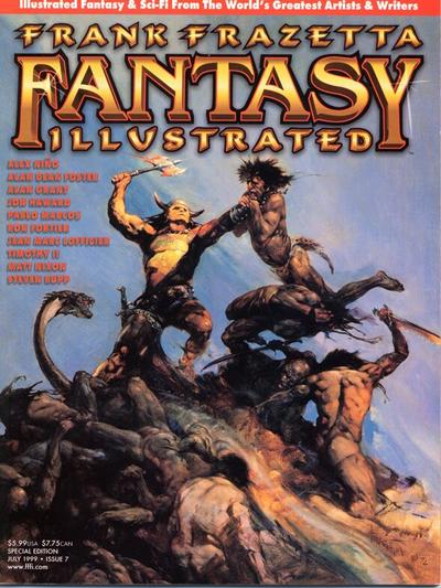 Cover for Frank Frazetta Fantasy Illustrated (Quantum Cat Entertainment, 1998 series) #7 [Frank Frazetta Cover]