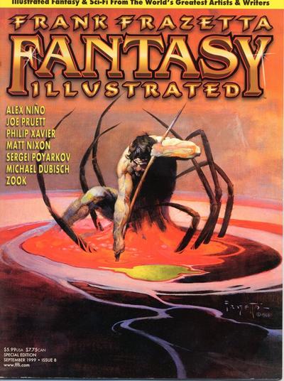 Cover for Frank Frazetta Fantasy Illustrated (Quantum Cat Entertainment, 1998 series) #8 [Frank Frazetta Cover]