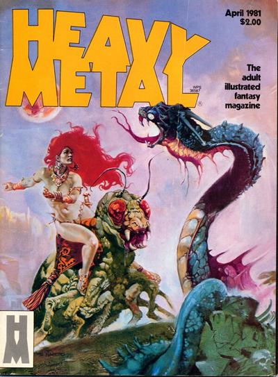 Cover for Heavy Metal Magazine (Heavy Metal, 1977 series) #v5#1 [Direct]