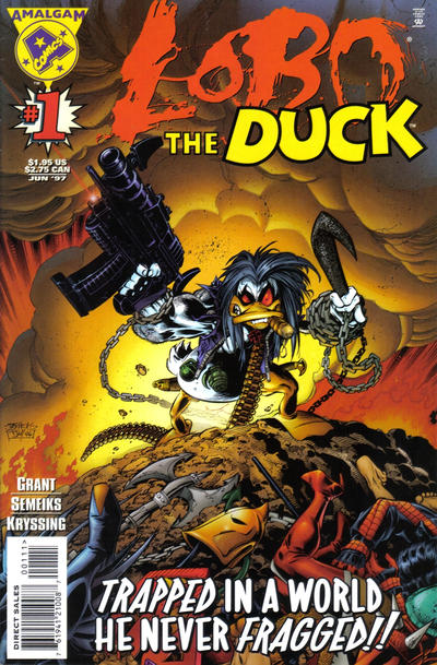 Cover for Lobo the Duck (DC, 1997 series) #1 [Direct]