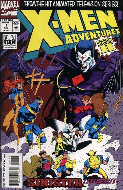 Cover for X-Men Adventures [II] (Marvel, 1994 series) #1 [Direct Edition]