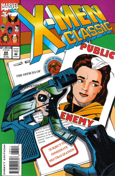 Cover for X-Men Classic (Marvel, 1990 series) #89 [Direct Edition]