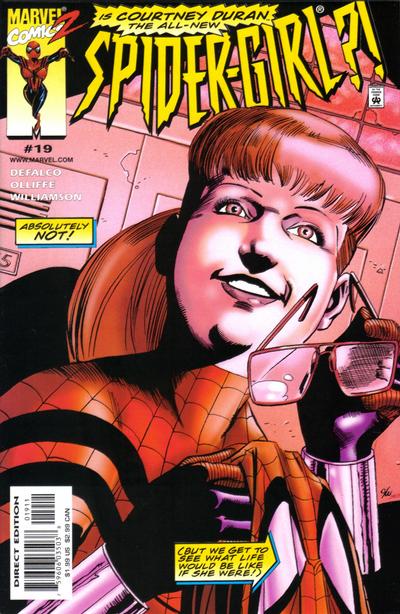 Cover for Spider-Girl (Marvel, 1998 series) #19 [Direct]