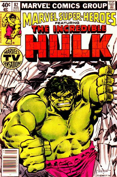 Cover for Marvel Super-Heroes (Marvel, 1967 series) #82 [Newsstand]
