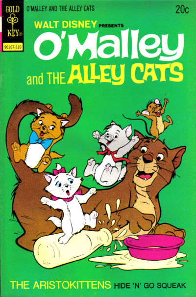 Cover for Walt Disney Presents O'Malley and the Alley Cats (Western, 1971 series) #8 [Gold Key]