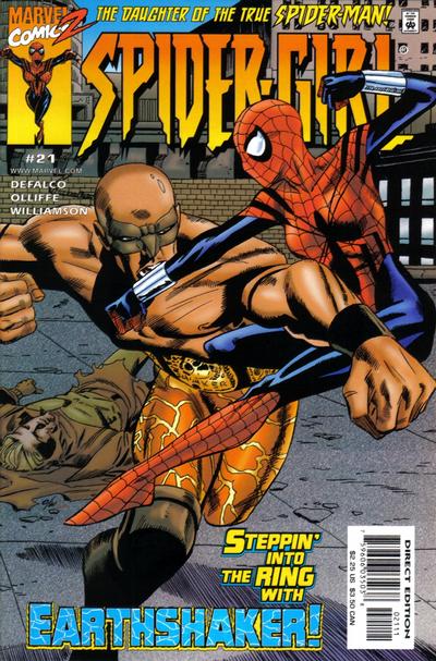 Cover for Spider-Girl (Marvel, 1998 series) #21 [Direct]
