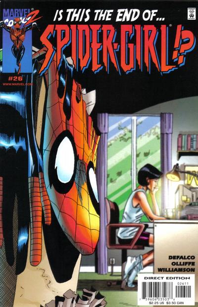 Cover for Spider-Girl (Marvel, 1998 series) #26 [Direct]
