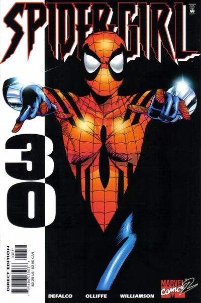 Cover for Spider-Girl (Marvel, 1998 series) #30 [Direct]