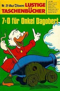 Cover Thumbnail for Lustiges Taschenbuch (Egmont Ehapa, 1967 series) #21 - 7:0 für Onkel Dagobert