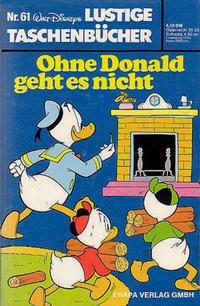 Cover Thumbnail for Lustiges Taschenbuch (Egmont Ehapa, 1967 series) #61 - Ohne Donald geht es nicht