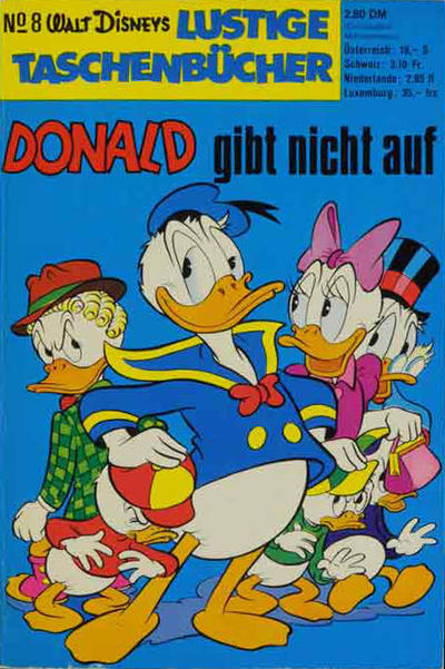 Cover for Lustiges Taschenbuch (Egmont Ehapa, 1967 series) #8 - Donald gibt nicht auf