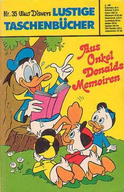 Cover for Lustiges Taschenbuch (Egmont Ehapa, 1967 series) #35 - Aus Onkel Donalds Memoiren