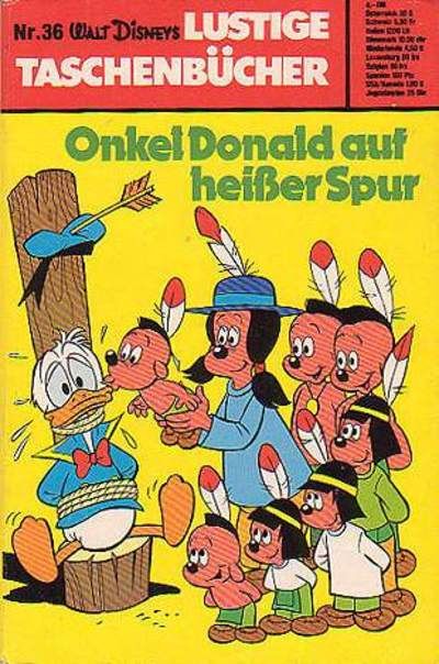Cover for Lustiges Taschenbuch (Egmont Ehapa, 1967 series) #36 - Onkel Donald auf heißer Spur