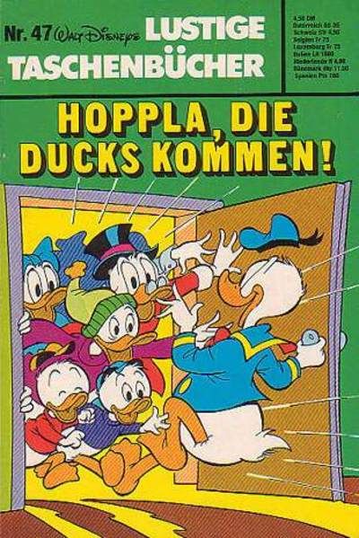 Cover for Lustiges Taschenbuch (Egmont Ehapa, 1967 series) #47 - Hoppla, die Ducks kommen!