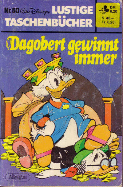 Cover for Lustiges Taschenbuch (Egmont Ehapa, 1967 series) #50 - Dagobert gewinnt immer 