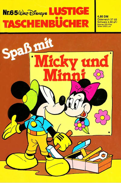 Cover for Lustiges Taschenbuch (Egmont Ehapa, 1967 series) #65 - Spaß mit Micky und Minni