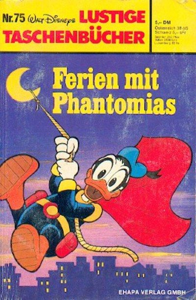 Cover for Lustiges Taschenbuch (Egmont Ehapa, 1967 series) #75 - Ferien mit Phantomias