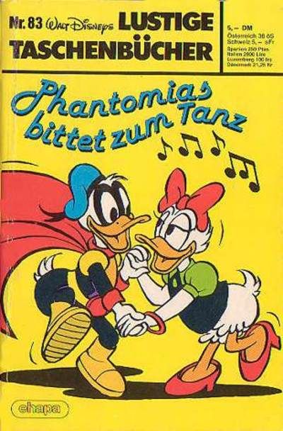 Cover for Lustiges Taschenbuch (Egmont Ehapa, 1967 series) #83 - Phantomias bittet zum Tanz