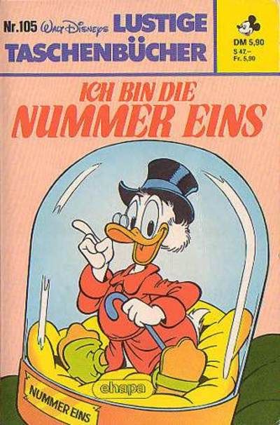 Cover for Lustiges Taschenbuch (Egmont Ehapa, 1967 series) #105 - Ich bin die Nummer eins