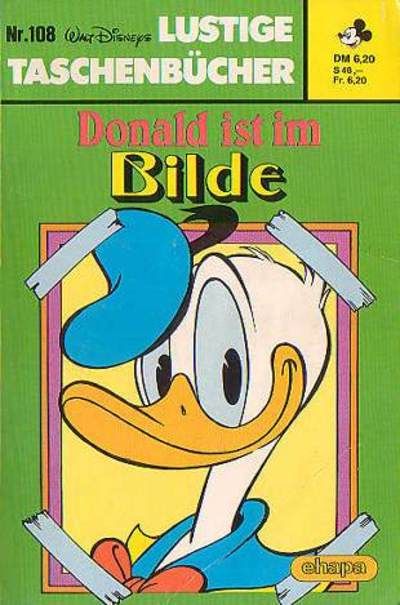 Cover for Lustiges Taschenbuch (Egmont Ehapa, 1967 series) #108 - Donald ist im Bilde