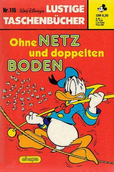 Cover for Lustiges Taschenbuch (Egmont Ehapa, 1967 series) #116 - Ohne Netz und doppelten Boden