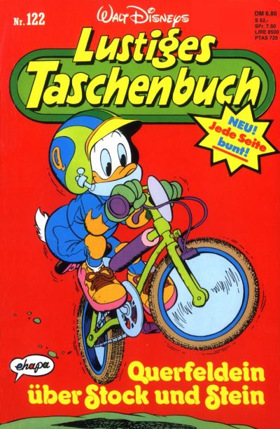 Cover for Lustiges Taschenbuch (Egmont Ehapa, 1967 series) #122 - Querfeldein über Stock und Stein