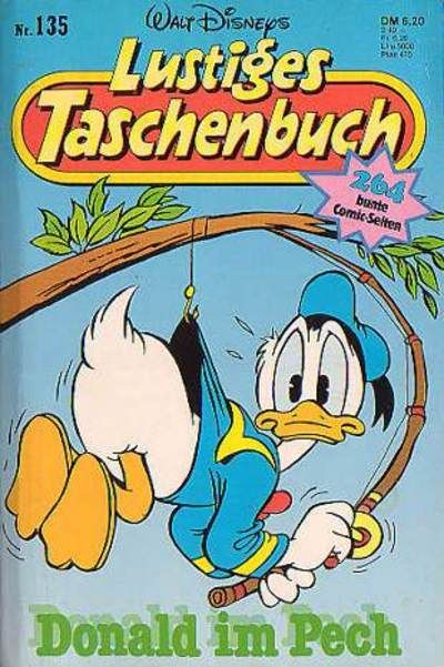 Cover for Lustiges Taschenbuch (Egmont Ehapa, 1967 series) #135 - Donald im Pech