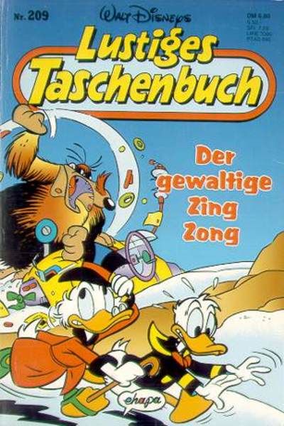 Cover for Lustiges Taschenbuch (Egmont Ehapa, 1967 series) #209 - Der gewaltige Zing Zong