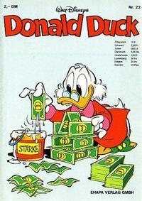 Cover Thumbnail for Donald Duck (Egmont Ehapa, 1974 series) #22