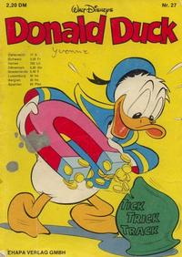 Cover Thumbnail for Donald Duck (Egmont Ehapa, 1974 series) #27