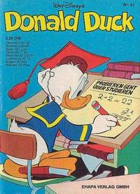 Cover Thumbnail for Donald Duck (Egmont Ehapa, 1974 series) #43