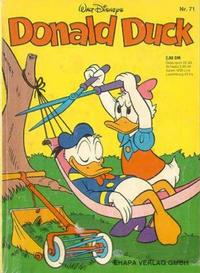 Cover Thumbnail for Donald Duck (Egmont Ehapa, 1974 series) #71