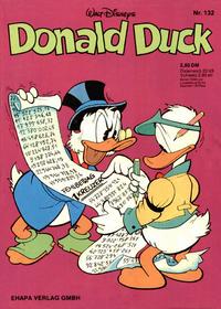 Cover Thumbnail for Donald Duck (Egmont Ehapa, 1974 series) #132
