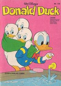 Cover Thumbnail for Donald Duck (Egmont Ehapa, 1974 series) #136
