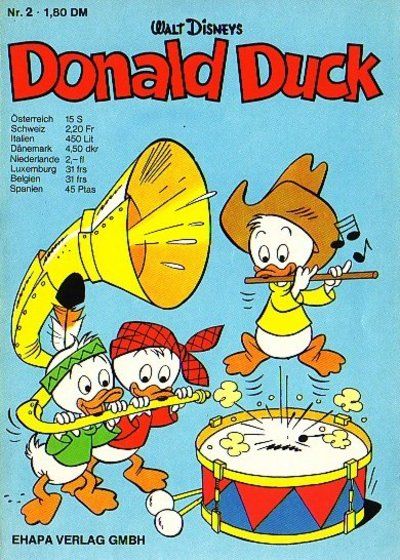 Cover for Donald Duck (Egmont Ehapa, 1974 series) #2