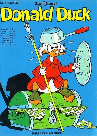 Cover for Donald Duck (Egmont Ehapa, 1974 series) #3
