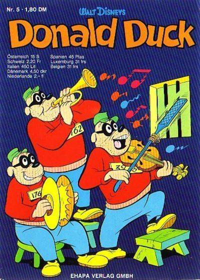Cover for Donald Duck (Egmont Ehapa, 1974 series) #5
